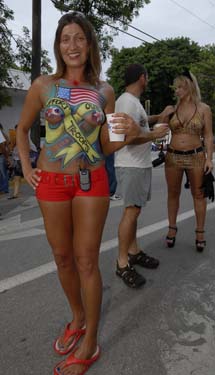 Body Painting 2008 photo - Duval Street, Key West
